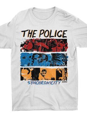 1983 Synchronicity Tour The Police T Shirt  248